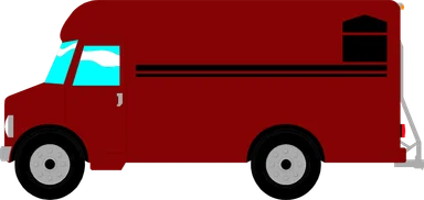Free Stock Photo: Illustration of a delivery van
