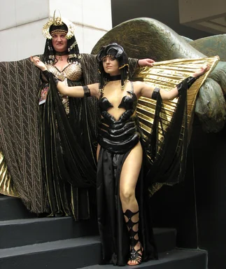 Free Stock Photo: A beautiful girl in an Egyptian costume at Dragoncon 2009 in Atlanta, Georgia