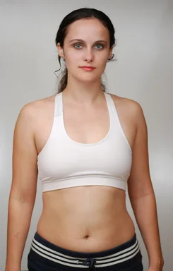 Free Stock Photo: A beautiful young woman exercising