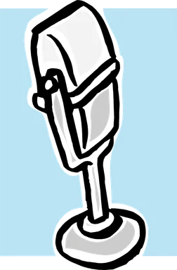 Free Stock Photo: Illustration of a microphone