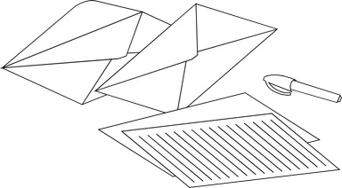 Free Stock Photo: Illustration of letters and envelopes