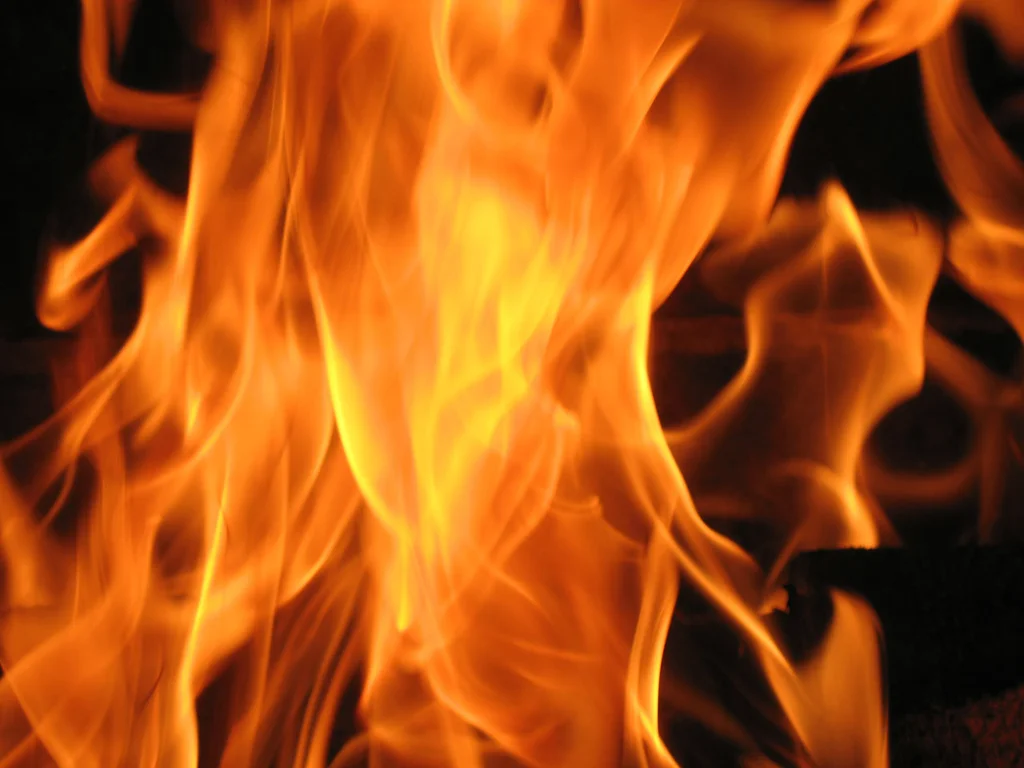 Close-up of a fire : Free Stock Photo