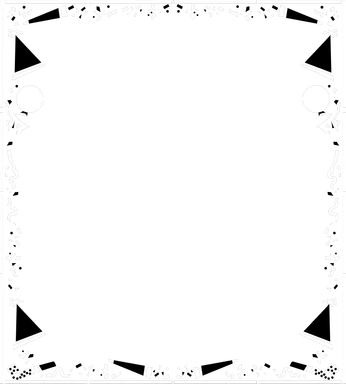 Free Stock Photo: Illustration of a blank party frame border