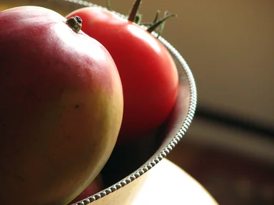 Free Stock Photo: Closeup of a bowl of fruit
