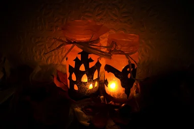 Free Stock Photo: Halloween lights