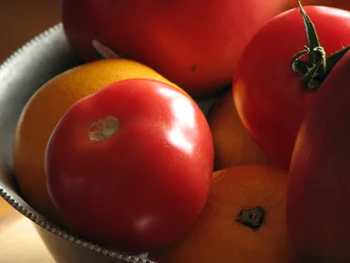 Free Stock Photo: Closeup of a bowl of fruit