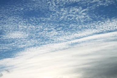 Free Stock Photo: Blue sky with a big cloud
