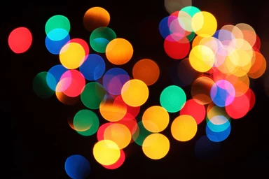 Free Stock Photo: Blurred colored lights