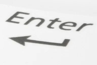 Free Stock Photo: Close-up of an enter button