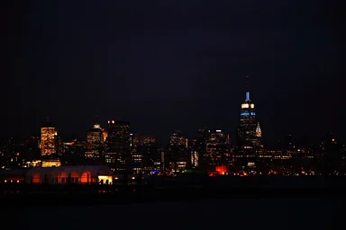Free Stock Photo: New York City skyline at night