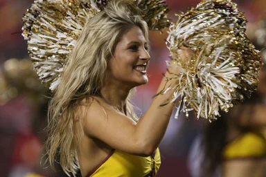 Free Stock Photo: A Washington Redskins cheerleader