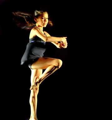 Free Stock Photo: A beautiful young girl dancing