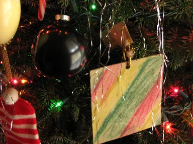 Free Stock Photo: Closeup of a Christmas tree