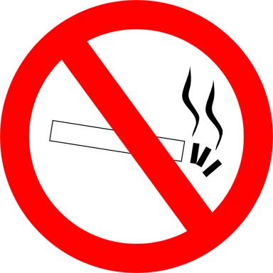 Free Stock Photo: Illustration of a no smoking symbol