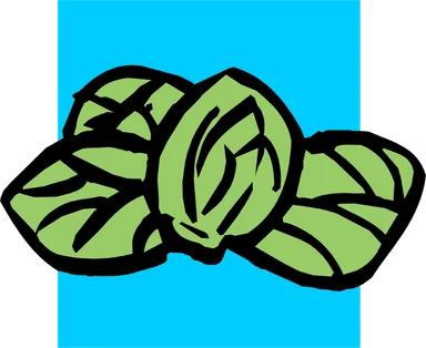 Free Stock Photo: Illustration of of green acorns