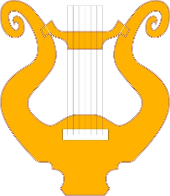 Free Stock Photo: Illustration of a harp