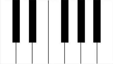 Free Stock Photo: Illustration of piano keys