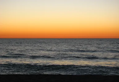 Free Stock Photo: An ocean sunset landscape
