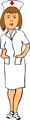 Free Stock Photo: Illustration of a nurse