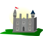 Free Stock Photo: Illustration of a medieval castle